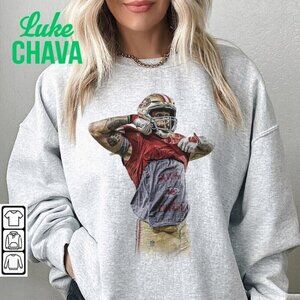 Vintage George Kittle Graphic Tee, 90s Football Shirt Sweatshirt tee